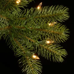 Hot National Tree Company 9 ft. Pre-Lit Downswept Douglas Fir Pencil Slim Tree with Clear Lights