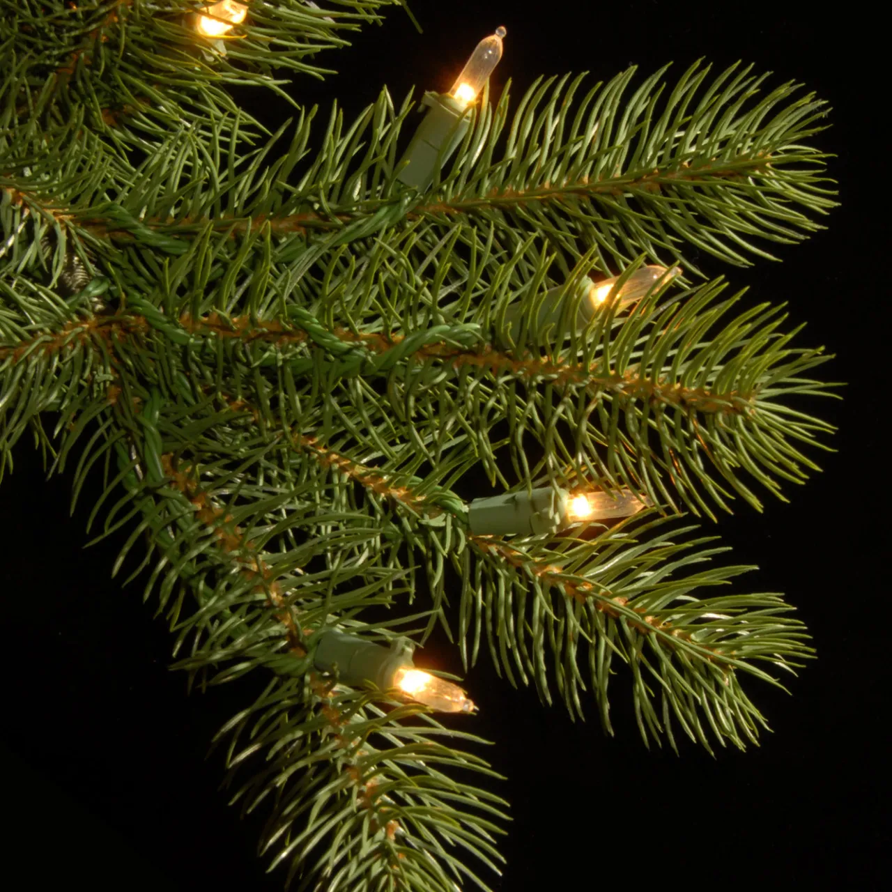 Hot National Tree Company 9 ft. Pre-Lit Downswept Douglas Fir Pencil Slim Tree with Clear Lights
