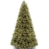 Discount National Tree Company 9 ft. Pre-Lit Downswept Douglas Fir Tree with Dual Color LED Lights