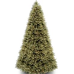 Discount National Tree Company 9 ft. Pre-Lit Downswept Douglas Fir Tree with Dual Color LED Lights
