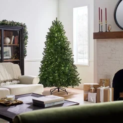 Outlet National Tree Company 6.5 ft. Pre-Lit Downswept Douglas Fir Tree with Dual Color LED Lights