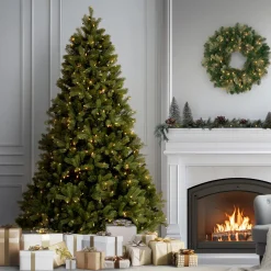 Discount National Tree Company 7.5 ft. Pre-Lit Downswept Douglas Fir Tree with 750 Dual Color LED Lights