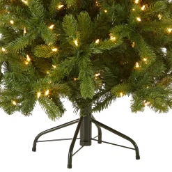 Hot National Tree Company 4.5 ft. Pre-Lit Downswept Douglas Fir Tree with Dual Color LED Lights