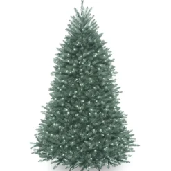 National Tree Company 7 ft. Pre-Lit Dunhill Blue Fir Tree with Clear Lights