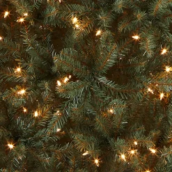 New National Tree Company 7.5 ft. Pre-Lit Dunhill Fir Blue Tree with Clear Lights