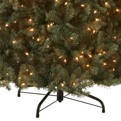 New National Tree Company 7.5 ft. Pre-Lit Dunhill Fir Blue Tree with Clear Lights