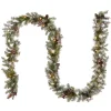 National Tree Company 9 ft. Pre-Lit Dunhill Fir Garland with Clear Lights