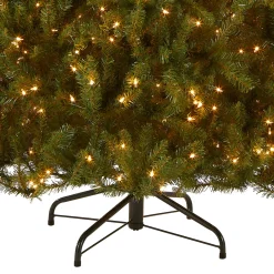 Best National Tree Company 7.5 ft. Pre-Lit Dunhill Fir Hinged Tree with Clear Lights