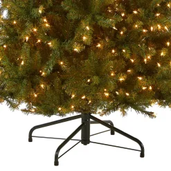 Clearance National Tree Company 6.5 ft. Pre-Lit Dunhill Fir Slim Tree with Clear Lights