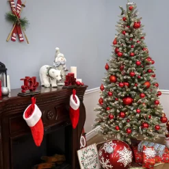 Hot National Tree Company 7.5 ft. Pre-Lit Dunhill Fir Slim Tree with Clear Lights