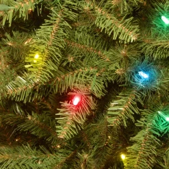 Clearance National Tree Company 7.5 ft. Pre-Lit Dunhill Fir Tree with Multicolor Lights