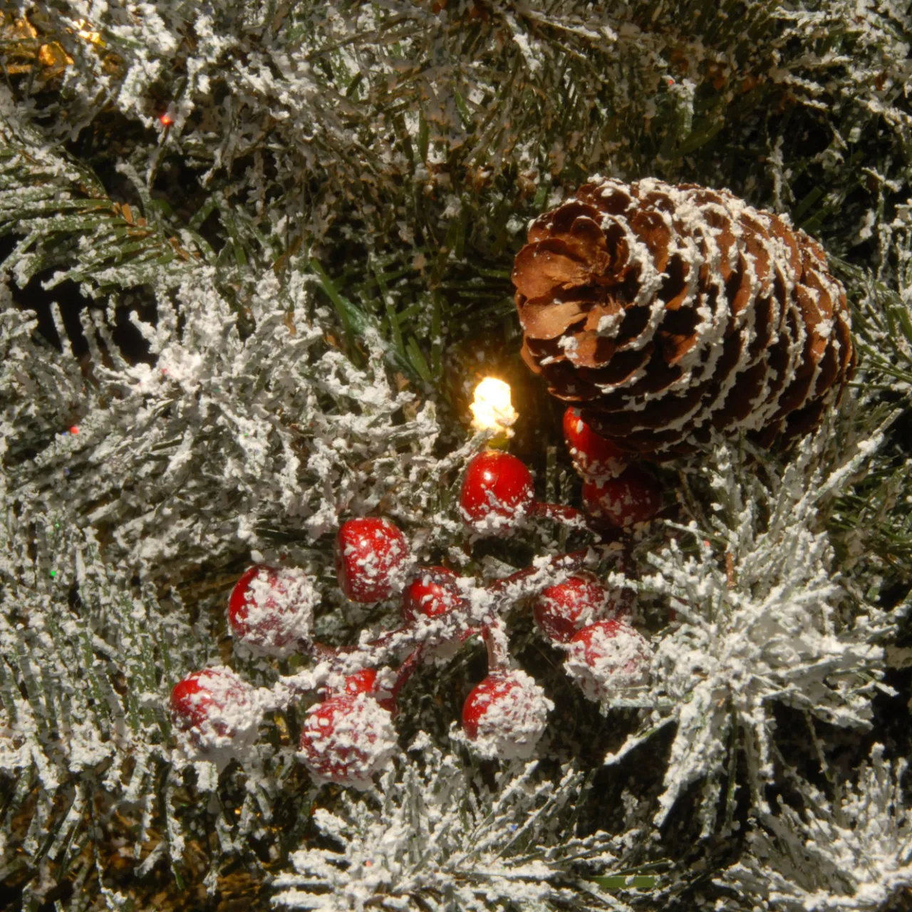 National Tree Company 2 ft. Pre-Lit Dunhill Fir Tree with LED Lights