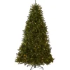 Best National Tree Company 7 ft. Pre-Lit Dunhill Fir Tree with PowerConnect Dual Color LED Lights
