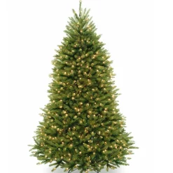 Best National Tree Company 7.5 ft. Pre-Lit Dunhill Fir Tree with PowerConnect Clear Lights