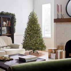 Sale National Tree Company 6.5 ft. Pre-Lit Dunhill Fir Tree with Clear Lights