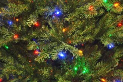 Clearance National Tree Company 9 ft. Pre-Lit Dunhill Fir Tree with PowerConnect Dual Color LED Lights