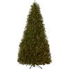 Clearance National Tree Company 10 ft. Pre-Lit Dunhill Fir Tree with Dual Color LED Lights