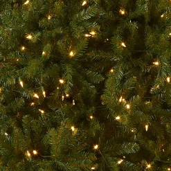 Clearance National Tree Company 10 ft. Pre-Lit Dunhill Fir Tree with Dual Color LED Lights
