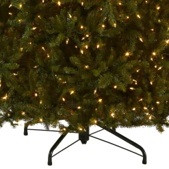 Clearance National Tree Company 10 ft. Pre-Lit Dunhill Fir Tree with Dual Color LED Lights