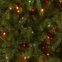 Clearance National Tree Company 6.5 ft. Pre-Lit Dunhill Fir Tree with Multicolor Lights