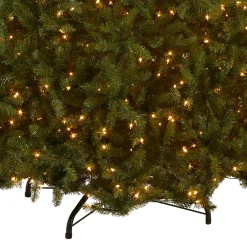 New National Tree Company 12 ft. Pre-Lit Dunhill Fir Tree with Clear Lights