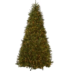 New National Tree Company 12 ft. Pre-Lit Dunhill Fir Tree with Clear Lights