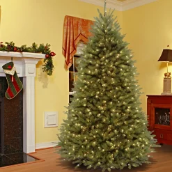 National Tree Company 9 ft. Pre-Lit Dunhill Fir Tree with 900 Clear Lights