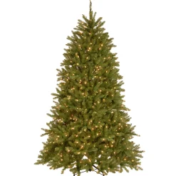 Best National Tree Company 6.5 ft. Pre-Lit Dunhill Fir with PowerConnect Dual Color LED Lights