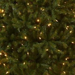 Best National Tree Company 6.5 ft. Pre-Lit Dunhill Fir with PowerConnect Dual Color LED Lights