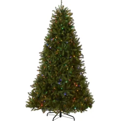 Best National Tree Company 6.5 ft. Pre-Lit Dunhill Fir with PowerConnect Dual Color LED Lights