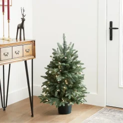 Best National Tree Company 3 ft. Pre-Lit Everyday Collection Tree with Clear Lights