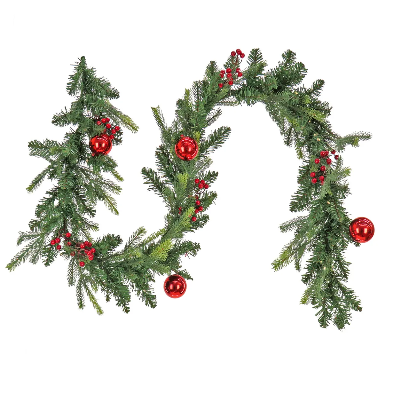 Online National Tree Company 6 ft. Pre-Lit First Traditions Scotch Creek Fir Garland