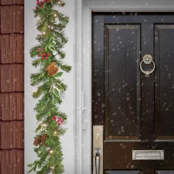Clearance National Tree Company 6 ft. Pre-Lit First Traditions Christmas Joy Garland