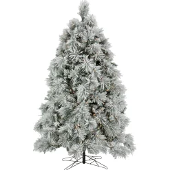 National Tree Company 7.5 ft. Pre-Lit Flocked Bavarian Pine Tree