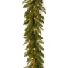 Best National Tree Company 9 ft. Pre-Lit Fraser Grande Garland with Clear Lights