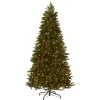 Discount National Tree Company 7.5 ft. Pre-Lit Grande Fir Medium Tree with Clear Lights