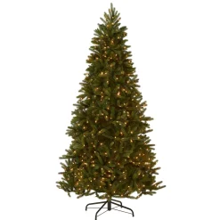 Discount National Tree Company 7.5 ft. Pre-Lit Grande Fir Medium Tree with Clear Lights