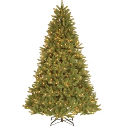 Discount National Tree Company 7.5 ft. Pre-Lit Grande Fir Medium Tree with Clear Lights