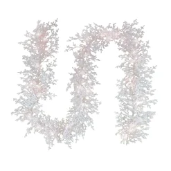 Online National Tree Company 6 ft. Pre-Lit HGTV Home Collection Christmas by the Sea Coral Garland