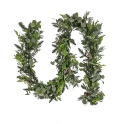 Discount National Tree Company 9 ft. Pre-Lit HGTV Home Collection Winter Garden Garland