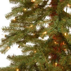 Best National Tree Company 6 ft. Pre-Lit Hickory Cedar Tree with Clear Lights