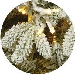 Discount National Tree Company 4 ft. Pre-Lit Iceland Fir Tree with Clear Lights