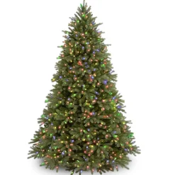 National Tree Company 6.5 ft. Pre-Lit Jersey Fraser Fir Tree with Multicolor Lights