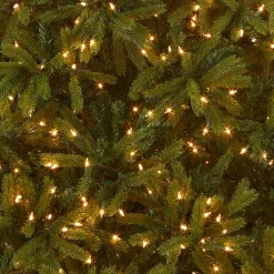 Clearance National Tree Company 7.5 ft. Pre-Lit Jersey Fraser Fir Tree with Clear Lights