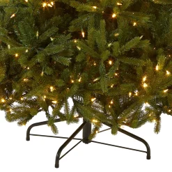Clearance National Tree Company 6.5 ft. Pre-Lit Jersey Fraser Fir Medium Tree with Dual Color LED Lights