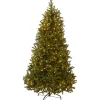 Hot National Tree Company 7.5 ft. Pre-Lit Jersey Fraser Fir Medium Tree with Dual Color LED Lights