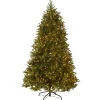 Sale National Tree Company 7.5 ft. Pre-Lit Jersey Fraser Fir Medium Tree with Clear Lights