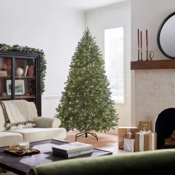 Sale National Tree Company 7.5 ft. Pre-Lit Jersey Fraser Fir Medium Tree with Clear Lights