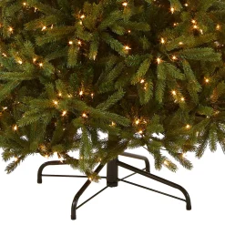 Outlet National Tree Company 7.5 ft. Pre-Lit Jersey Fraser Fir Slim Tree with Clear Lights