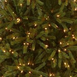 Outlet National Tree Company 7.5 ft. Pre-Lit Jersey Fraser Fir Slim Tree with Clear Lights